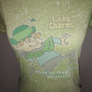 Green Graphic baby Tee